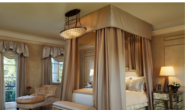 Self lined soft valance canopy, Custom Bedding